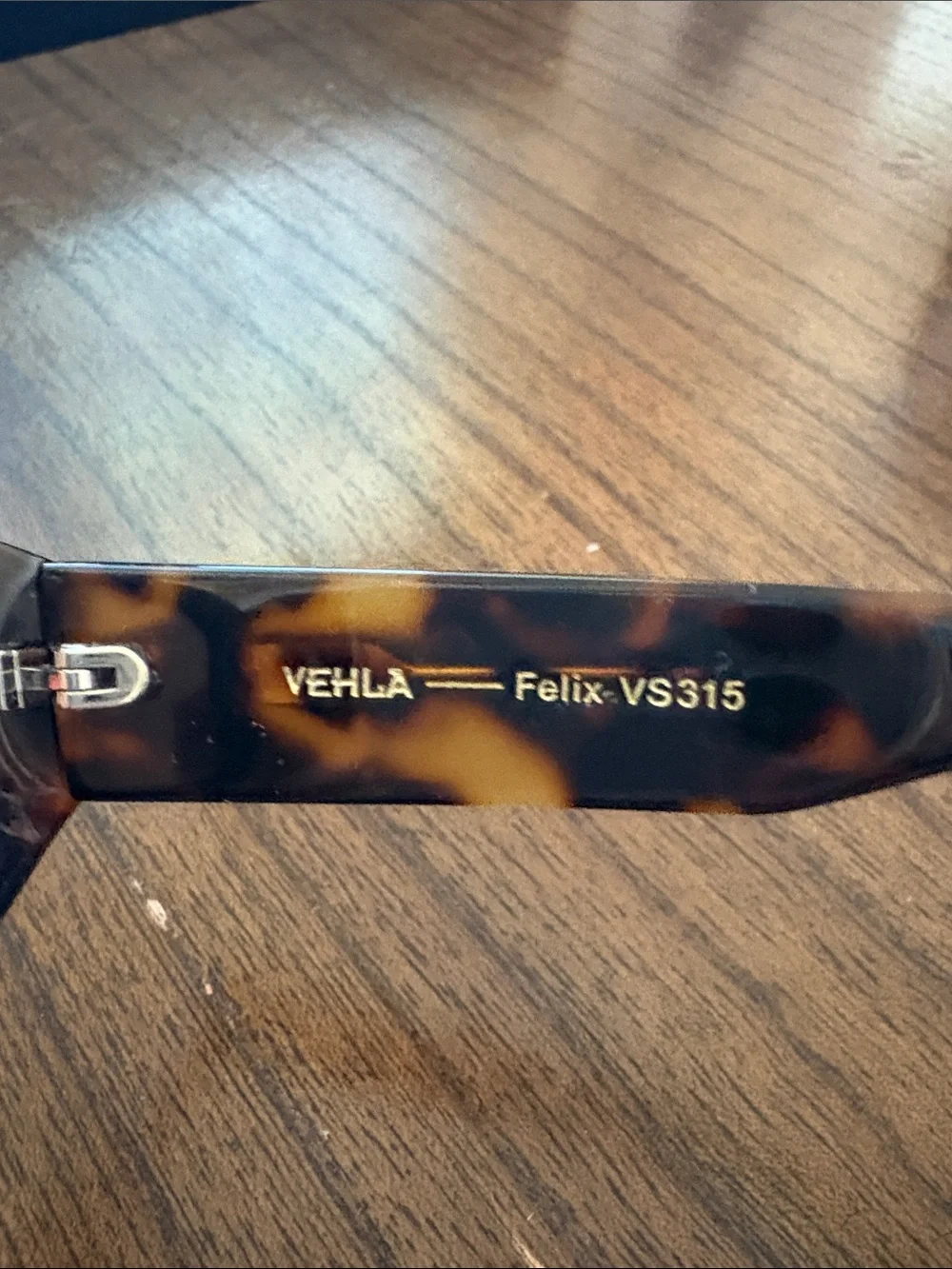 VEHLA Tortoiseshell Felix VS315 Sunglass Arm - Brown/Black Pattern
